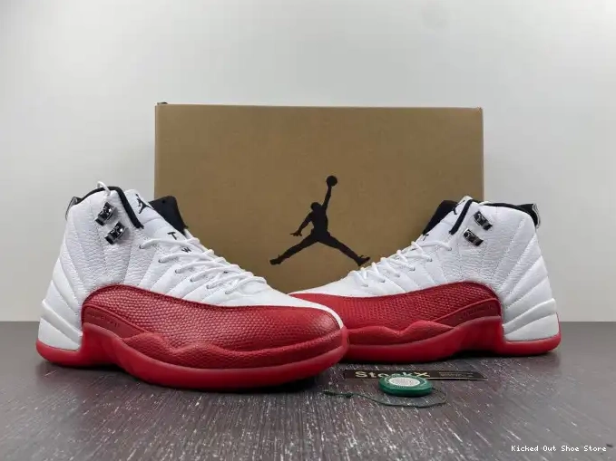 Kick Theory Jordan Air 130690-110 Cherry Retro 12 0518
